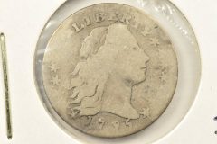 1795 Flowing Hair Half Dime, Good (Lot 1030)