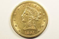 1891-CC Liberty Head Eagle, MS-62 (Lot 1194)