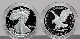 US Mint Sales: Proof Silver Eagles Adjusted CoinNews photo 2022-W Proof American Silver Eagles