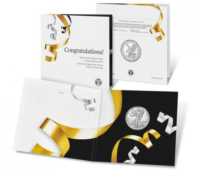 US Mint product image 2022 Congratulations Set