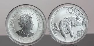 Perth Mint Silver Bullion Sales Accelerate in April A CoinNews photo showing both sides of two 2022 Australian Koala 1oz Silver Bullion Coins