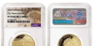 NGC Grading Royal Mint’s London City View Coins 2022 Great Britain G100 Pound City Views London graded PF 70 Ultra Cameo