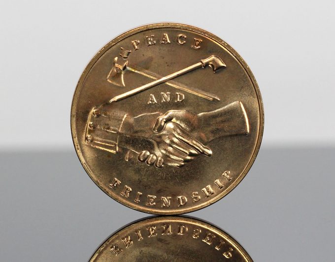 CoinNews photo Zachary Taylor Presidential Bronze Medal - Reverse