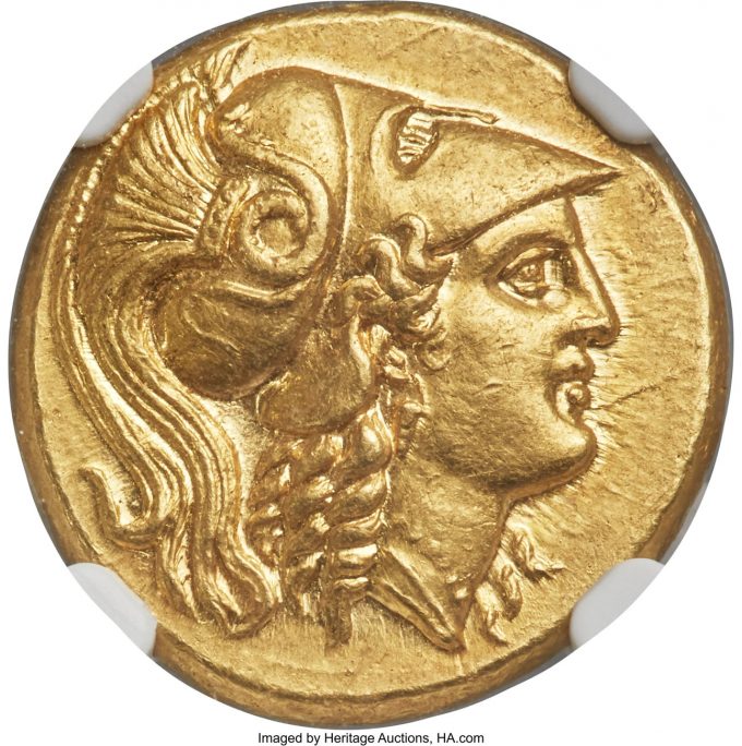 MACEDONIAN KINGDOM. Alexander III the Great (336-323 BC). AV stater_Heritage_Auctions