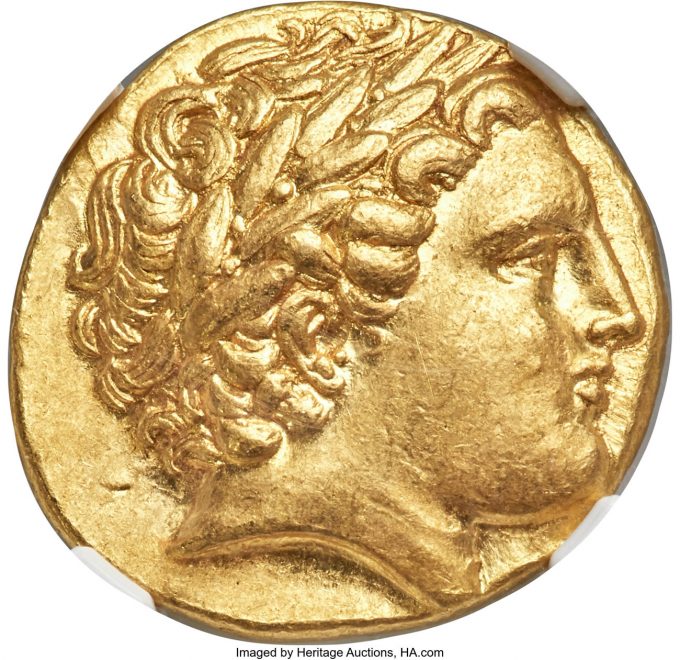 MACEDONIAN KINGDOM. Philip II (359-336 BC). AV stater_Heritage_Auctions