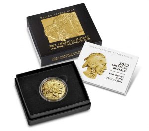 Mint product images 2022-W $50 Proof American Buffalo Gold Coin