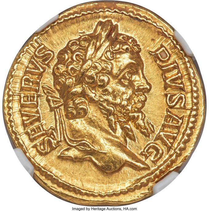 Septimius Severus (AD 193-211). AV aureus_Heritage_Auctions