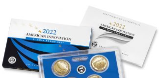 2022 American Innovation $1 Coin Proof Set Released U.S. Mint product images of their 2022 American Innovation $1 Coin Proof Set