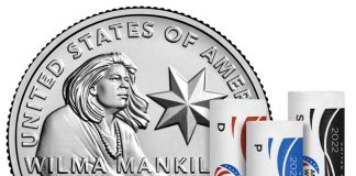 Wilma Mankiller Quarters Available in Rolls and Bags US Mint image 2022 P D S Wilma Mankiller quarter and rolls