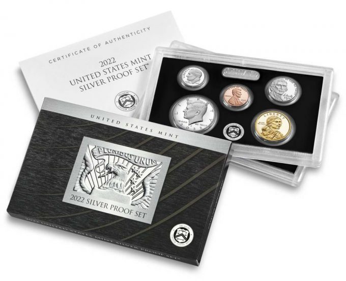 U.S. Mint product image of their 2022 Silver Proof Set