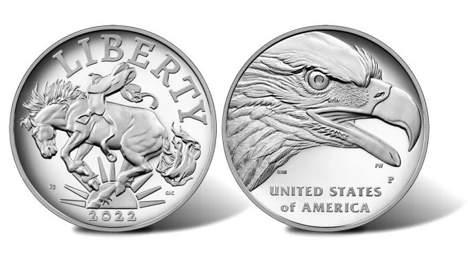 2022-P Proof American Liberty Silver Medal - Obverse and Reverse