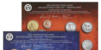 U.S. Mint 2022 Uncirculated Set Released US Mint product image 2022 Uncirculated Coin Set