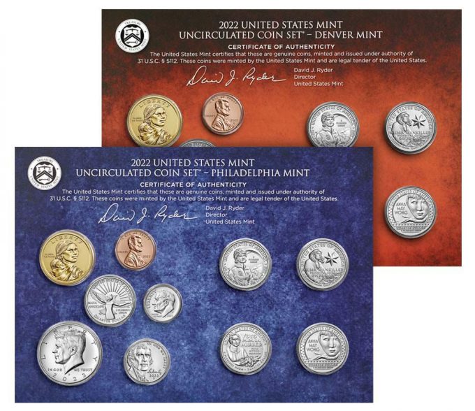 US Mint product image 2022 Uncirculated Coin Set