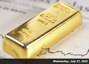 Gold prices gained on Wednesday
