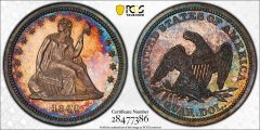 1840 25c PCGS/CAC Proof 64+ (Drapery)