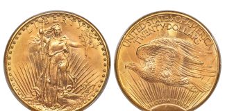 1927-D Double Eagle Realizes Record $4.44 Million in Heritage Sale 1927-D Saint-Gaudens Double Eagle, MS66