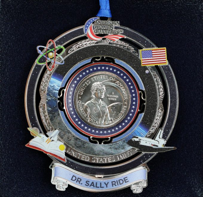 2022 Dr. Sally Ride Quarter Ornament