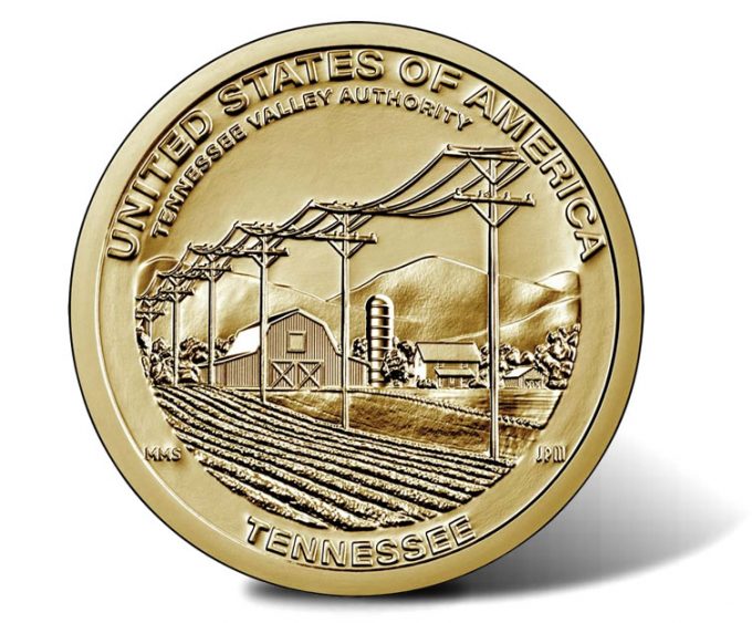 2022 Uncirculated Tennessee American Innovation Dollar - Reverse