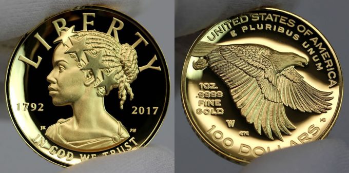 CoinNews photo 2017-W $100 American Liberty Gold Coin (obverse and reverse)