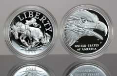 CoinNews photo 2022-P Proof American Liberty Silver Medals – obverse and reverse