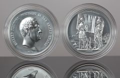 CoinNews photo Millard Fillmore Presidential Silver Medals – Obverse and Reverse