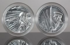 CoinNews photo US Air Force 1 Ounce Silver Medal – obverse and reverse