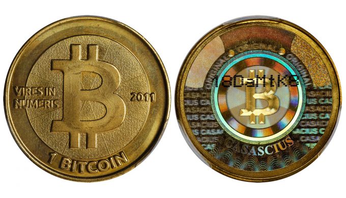 Double Error 2011 Casascius 1 Bitcoin