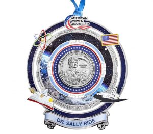 U.S. Mint image of the Dr. Sally Ride Quarter Ornament