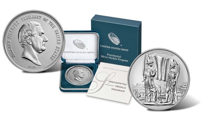 Product images Millard Fillmore Presidential Silver Medal