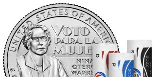 Nina Otero-Warren Quarters Available in Rolls and Bags US Mint image 2022 P D S Nina Otero-Warren quarter and rolls