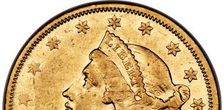 Top Collections Spotlight Heritage Oct. 6-9 Long Beach US Coins Auction 1870-CC $20 AU50 NGC