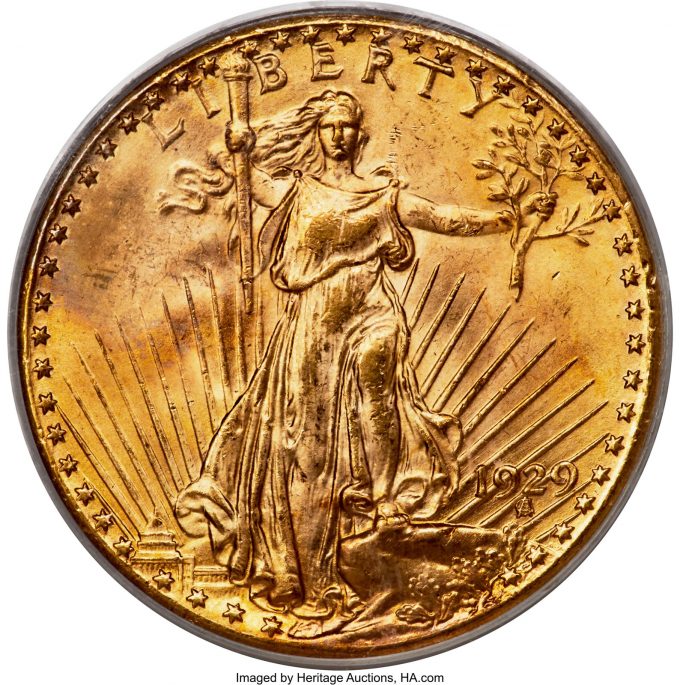 1929 $20 MS64 PCGS