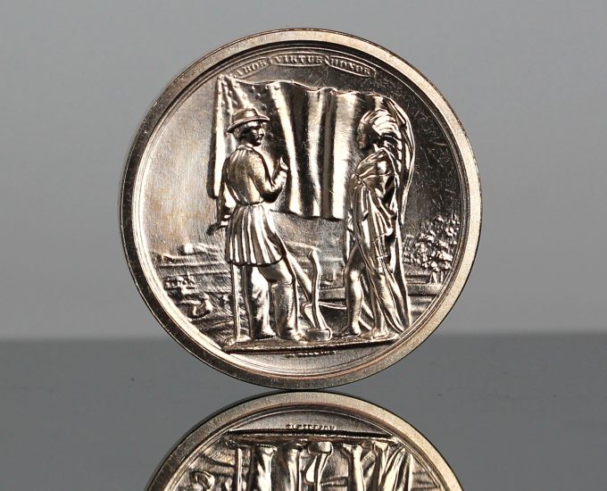 CoinNews photo Franklin Pierce Presidential Bronze Medal - Reverse