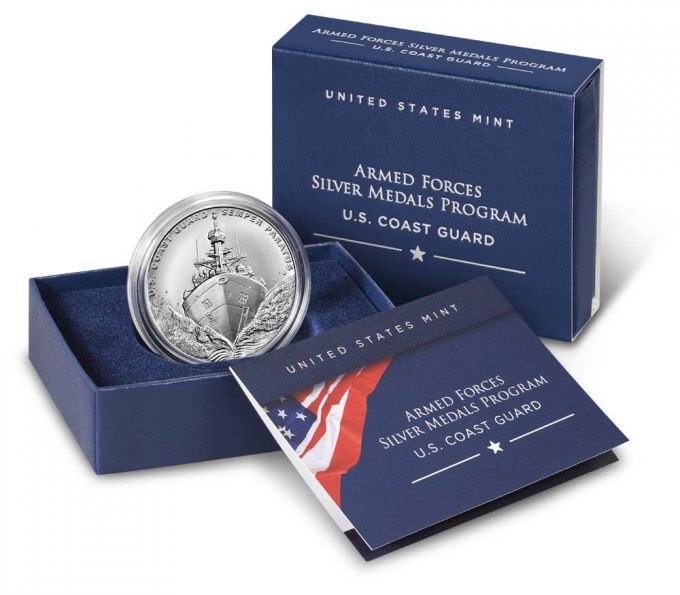 Mint product image Coast Guard 1 Ounce Silver Medal