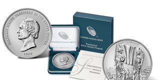 Franklin Pierce Presidential Silver Medal Released Product images Franklin Pierce Presidential Silver Medal