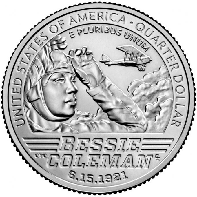 2023 Bessie Coleman quarter image