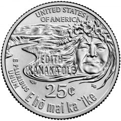 2023 Edith Kanaka’ole quarter image