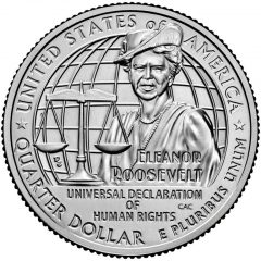 2023 Eleanor Roosevelt quarter image