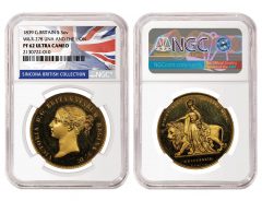 Great Britain “1839 Una and the Lion” 5 Sovereign