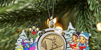U.S. Mint 2022 Holiday Ornaments Feature Innovation Dollar U.S. Mint Mighty Minters 2022 Ornament product image