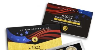 Reverse Proof Set of 2022 Innovation Dollars Launch Nov. 14 U.S. Mint product image of their 2022 American Innovation $1 Coin Reverse Proof Set