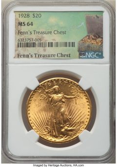 1928 Saint-Gaudens Double Eagle, graded NGC MS64