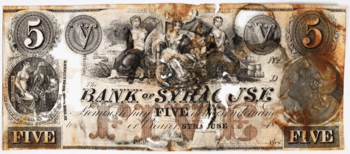 Bank of Syracuse, NY $5