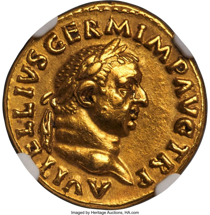 Vitellius (16 April-22 December AD 69). AV aureus