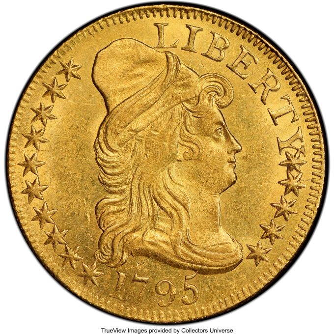 1795 Small Eagle Half Eagle, MS64