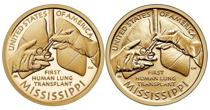 Proof and Uncirculated 2023 Mississippi American Innovation Dollar Images