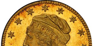 CDN: U.S. Rare Coin Market Tops $6 Billion in 2022 1821 Half Eagle