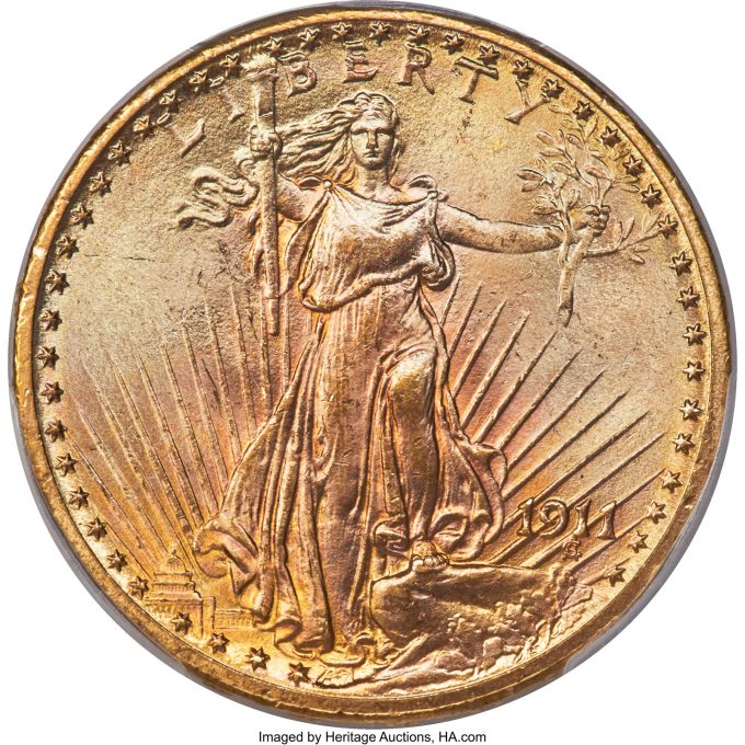 1911 Double Eagle, MS67