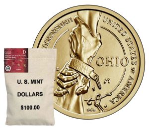 Bag of 2023-P American Innovation Dollars for Ohio