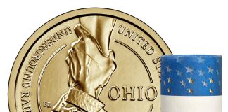 2023 American Innovation Dollar for Ohio Release Roll of 2023-P American Innovation Dollars for Ohio